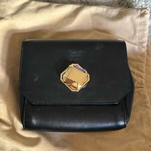 Elid Saab Black Crossbody Purse